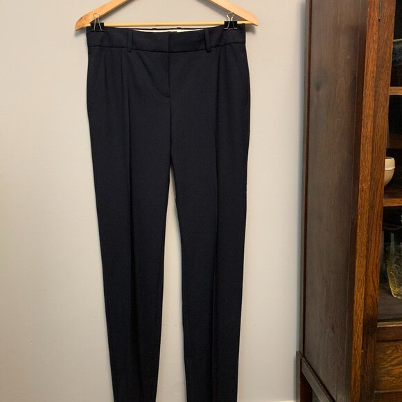 NWOT J.Crew Wool Navy Pant - Picture 3 of 10
